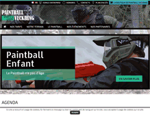 Tablet Screenshot of paintball-veckring.fr